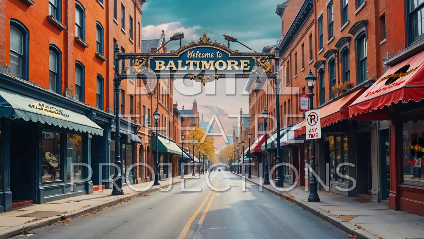 Hairspray: Baltimore Day Backdrop Video