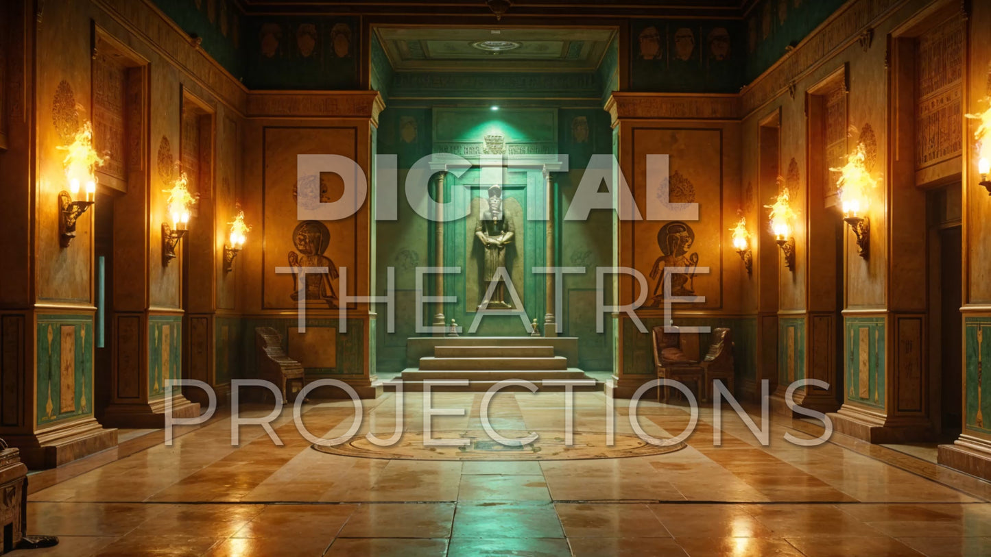 Aida: Banquet Hall Backdrop Video