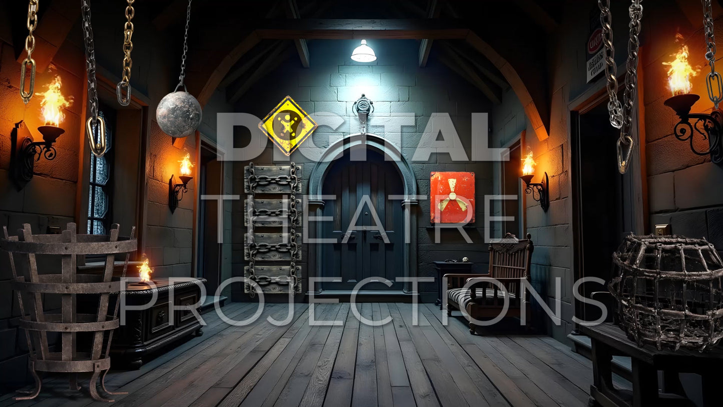 Addams Family: Playroom Backdrop Video