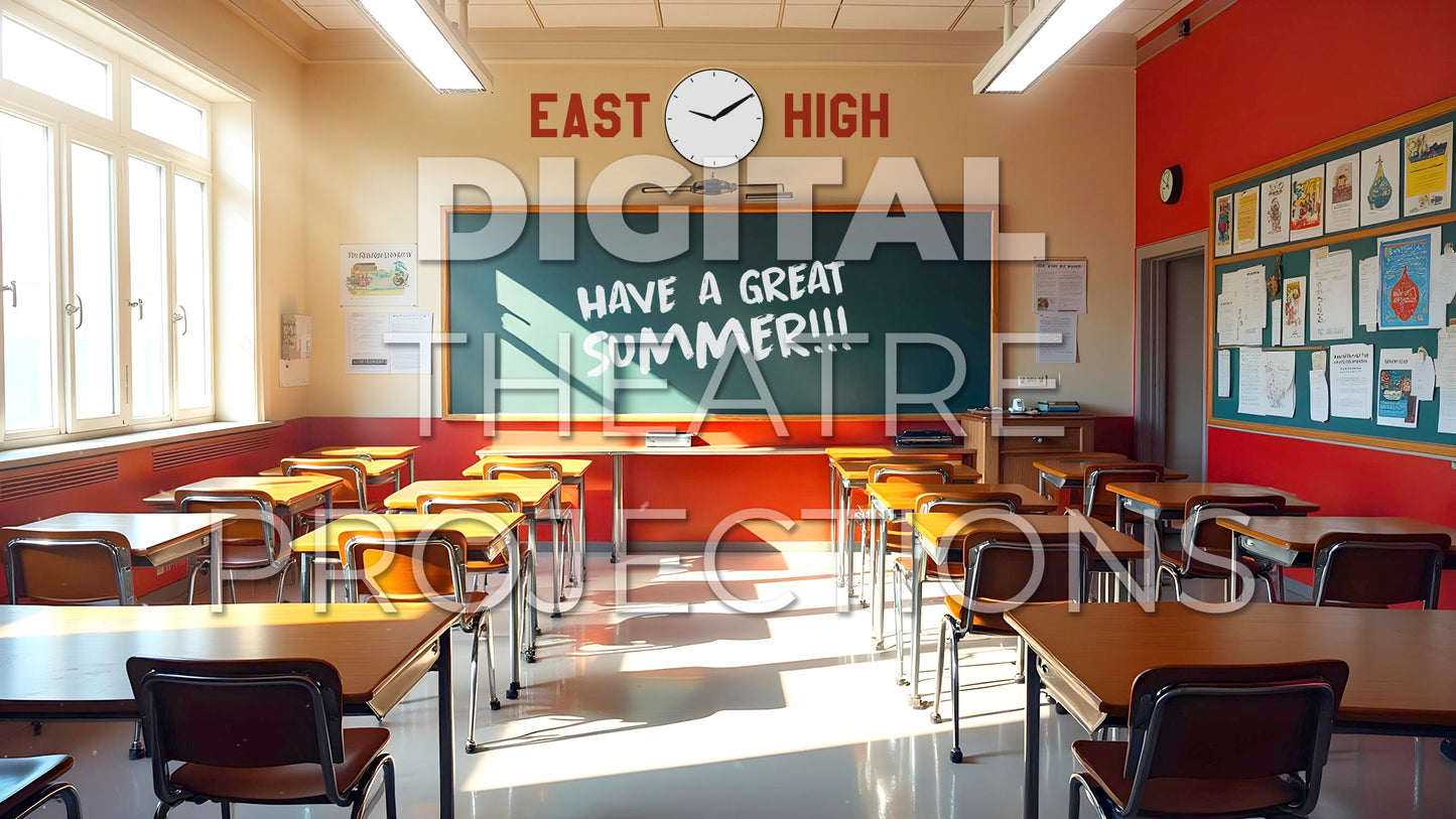 High School Musical 2: Classroom Backdrop Video