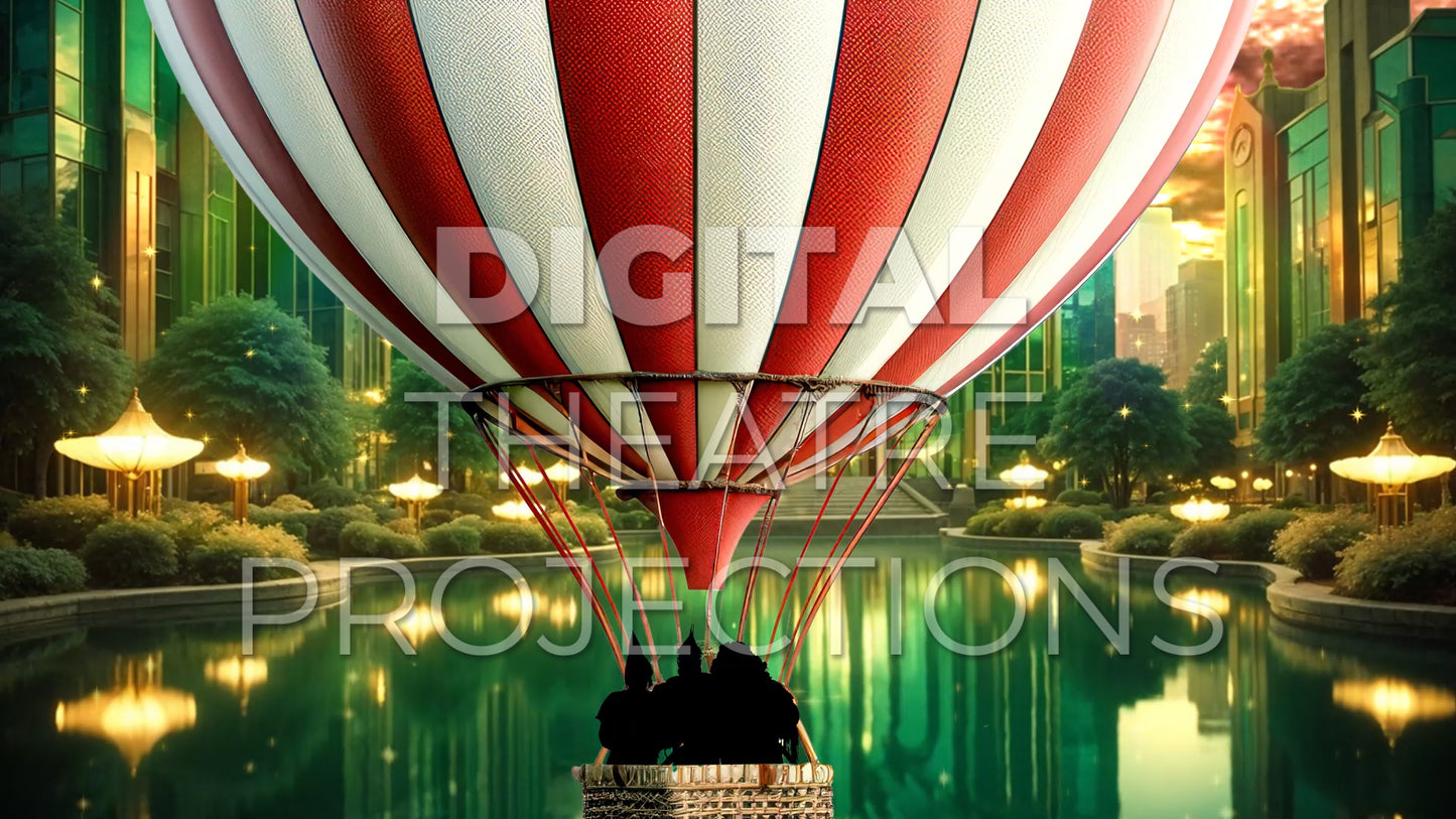 Wizard of Oz: Balloon Rises Backdrop Video