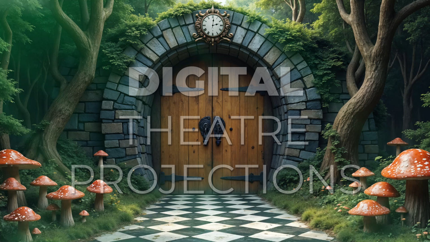 Alice in Wonderland: Wonderland Gate Backdrop Video