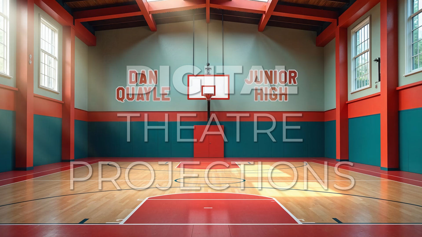 13: Gymnasium Backdrop Video