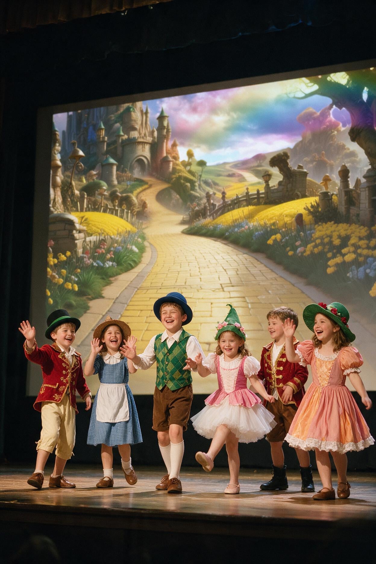 Wizard of Oz: Munchkinland Backdrop Video
