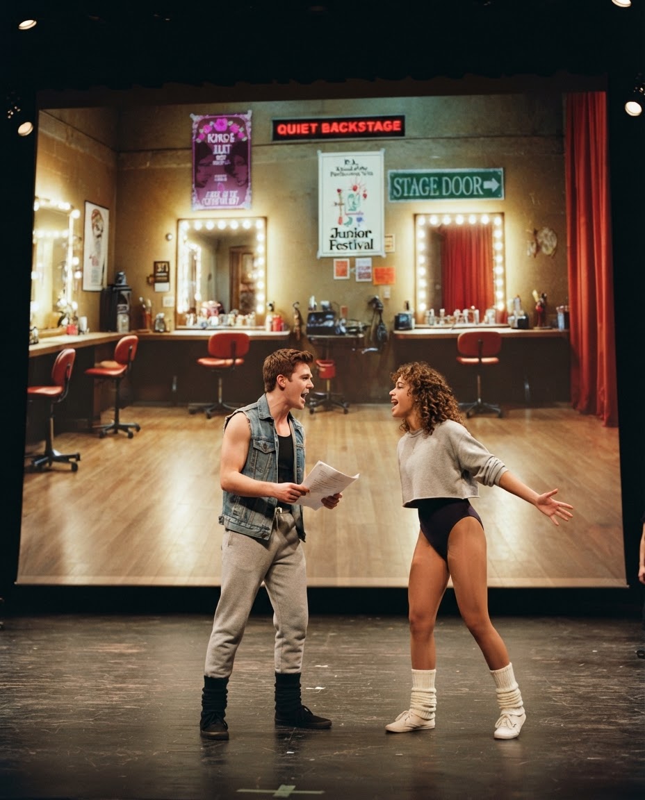 Fame: Backstage Backdrop Video