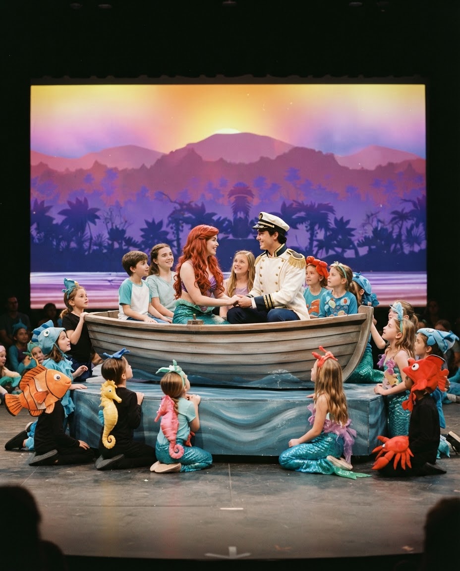 Little Mermaid: Lagoon Backdrop Video