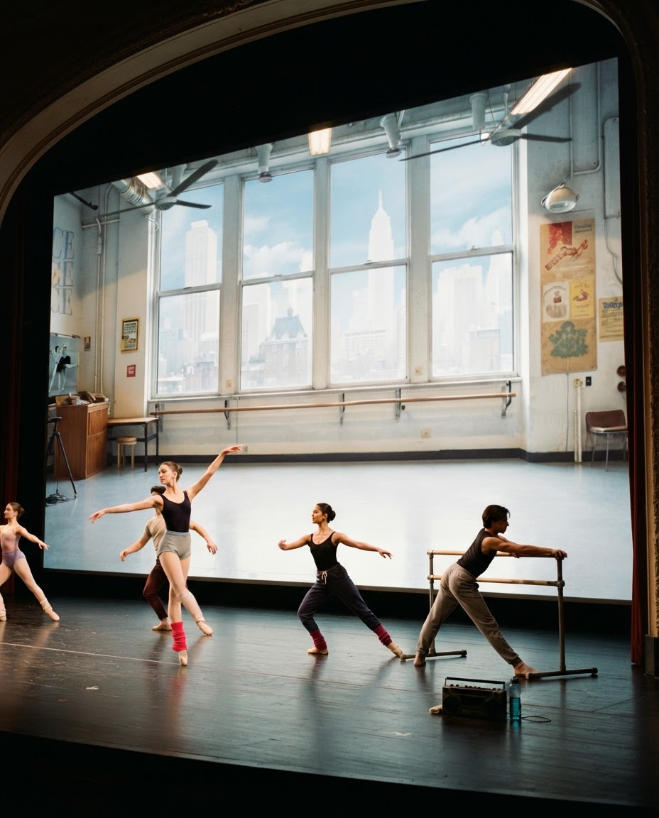 Fame: Dance Studio Backdrop Video
