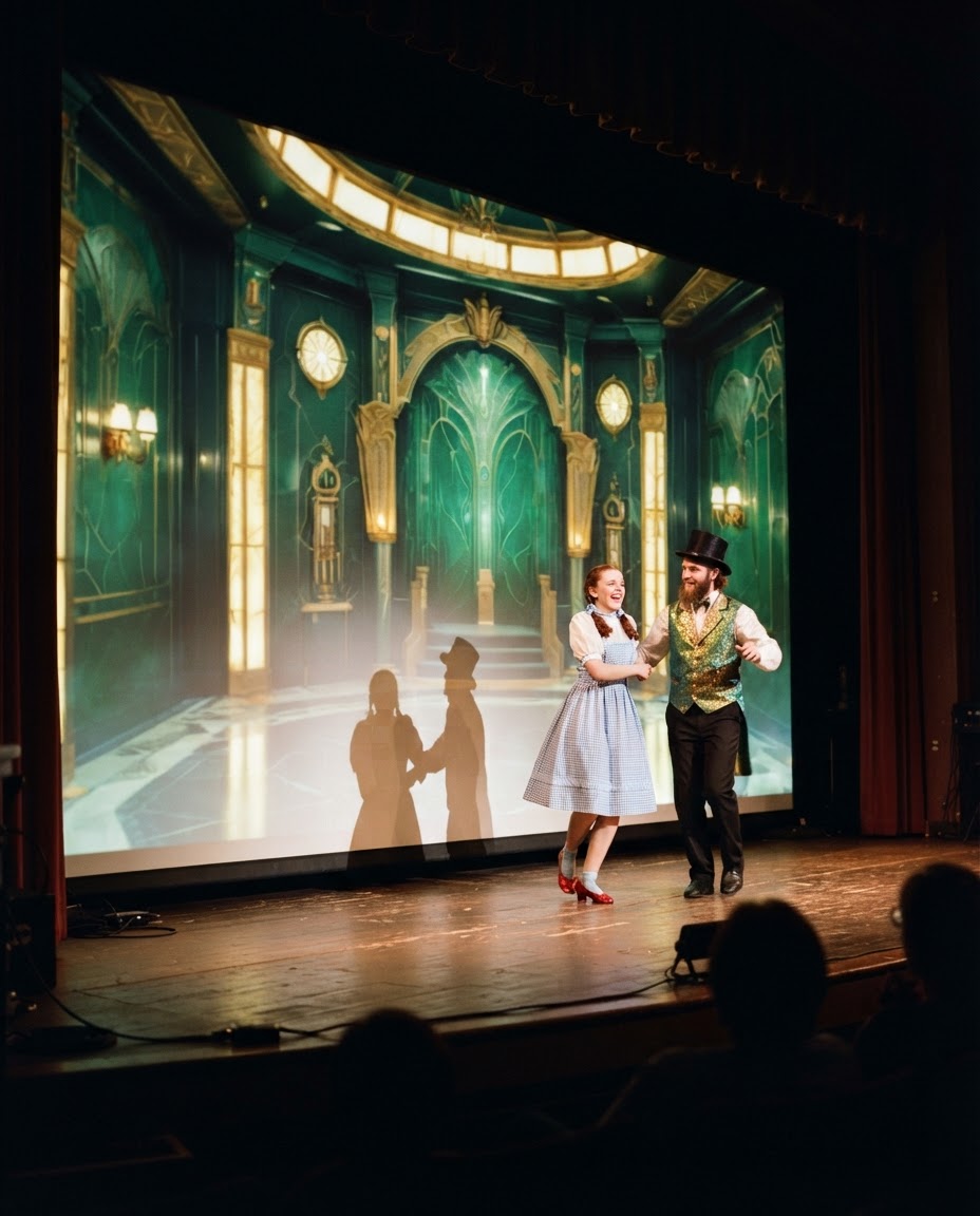 Wizard of Oz: Wizard Chamber Backdrop Video