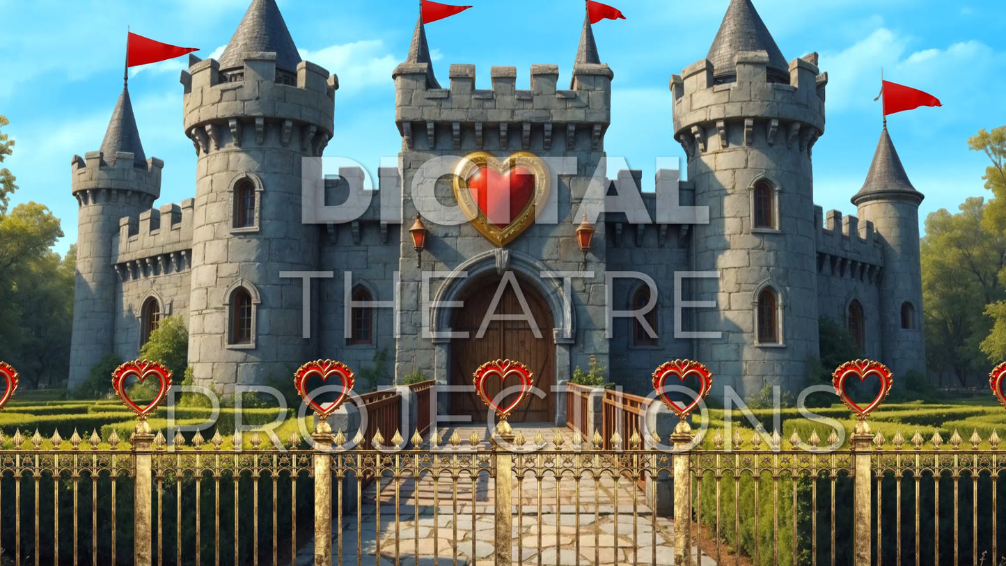 Alice in Wonderland: Queens Castle Backdrop Video