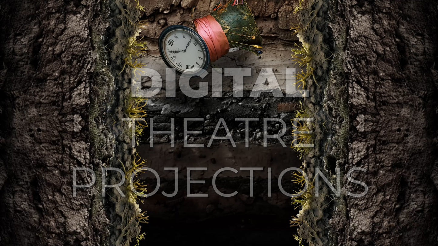 Alice in Wonderland: Rabbit Hole Backdrop Video