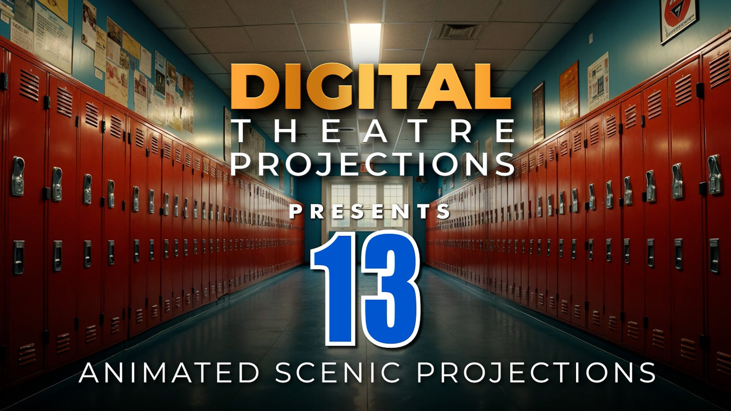 13 musical digital theatre backdrops
