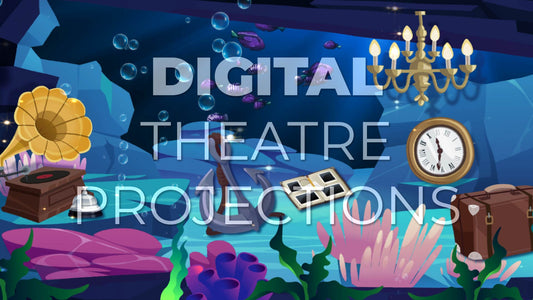 Little Mermaid: Ariels Grotto Backdrop Video