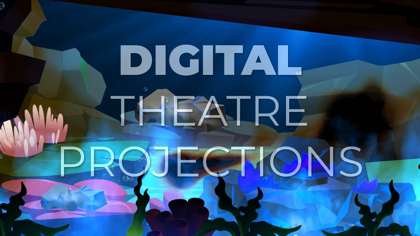 Little Mermaid: Ariels Grotto Ruined Backdrop Video