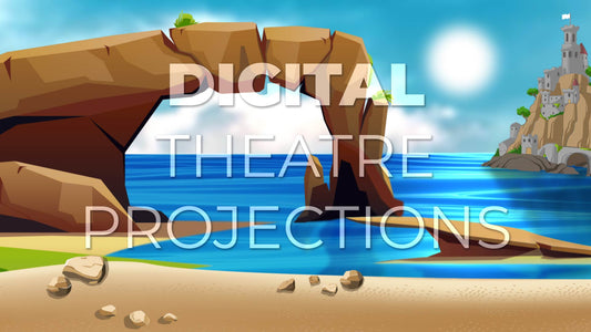 Little Mermaid: Beach Backdrop Video