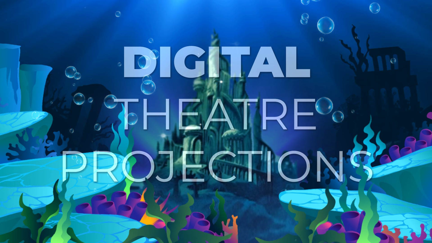 Little Mermaid: Kings Court Backdrop Video