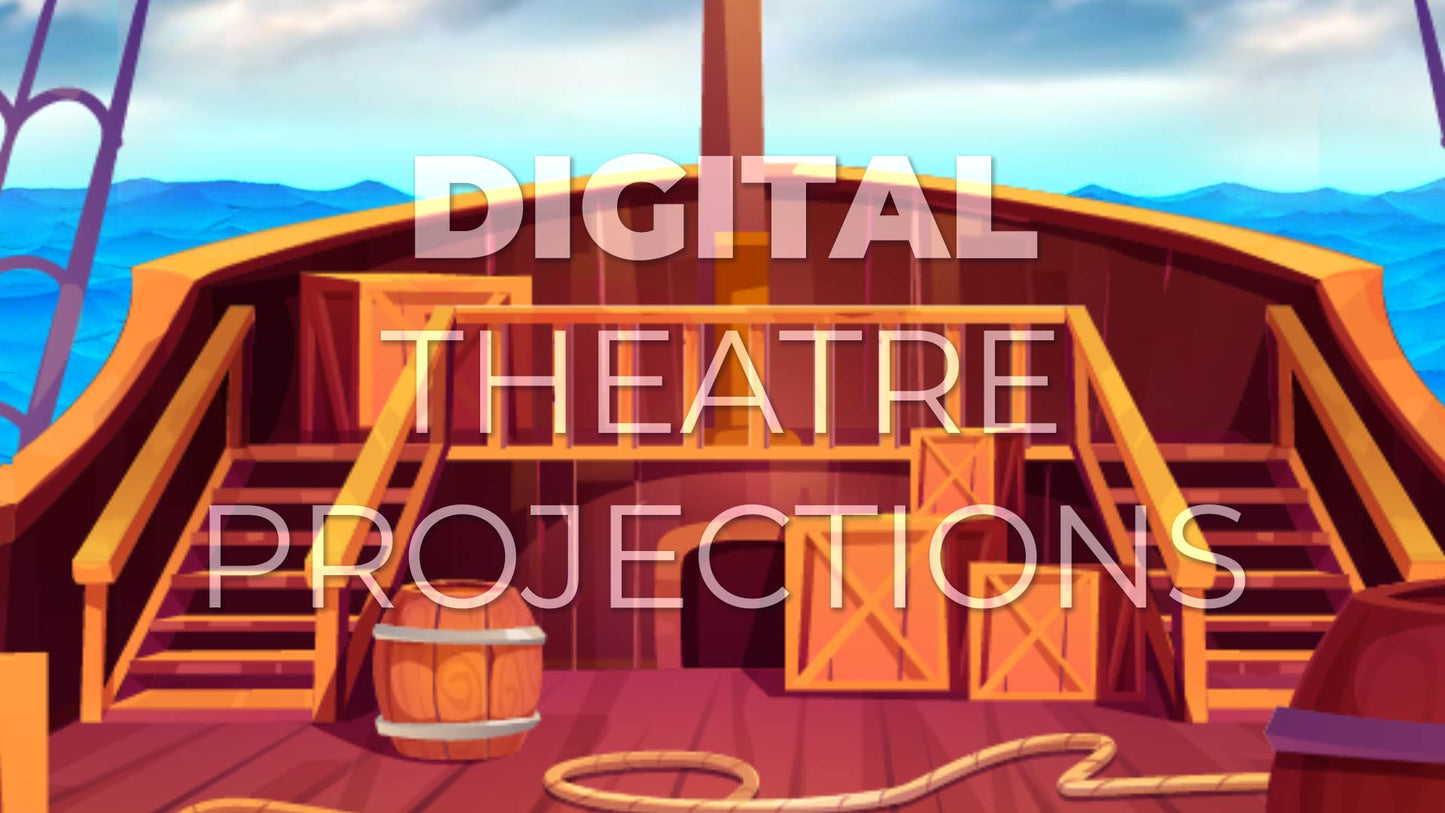 Little Mermaid: Ship Deck Backdrop Video