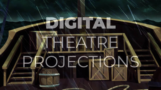 Little Mermaid: Ship in Storm Backdrop Video