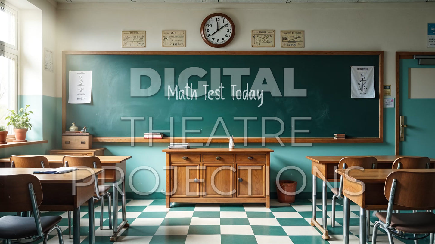 13: Classroom Backdrop Video