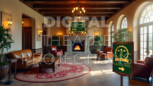 High School Musical 2: Golf Pro Lounge Backdrop Video