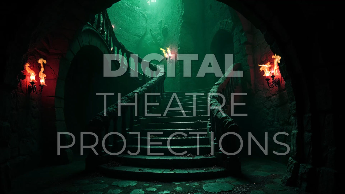 Wizard of Oz: Witch Castle Inside Backdrop Video