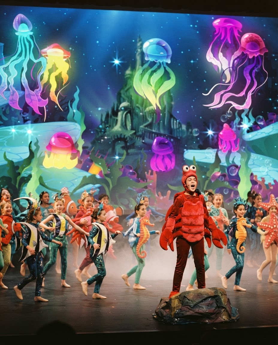 Little Mermaid: Under the Sea Backdrop Video