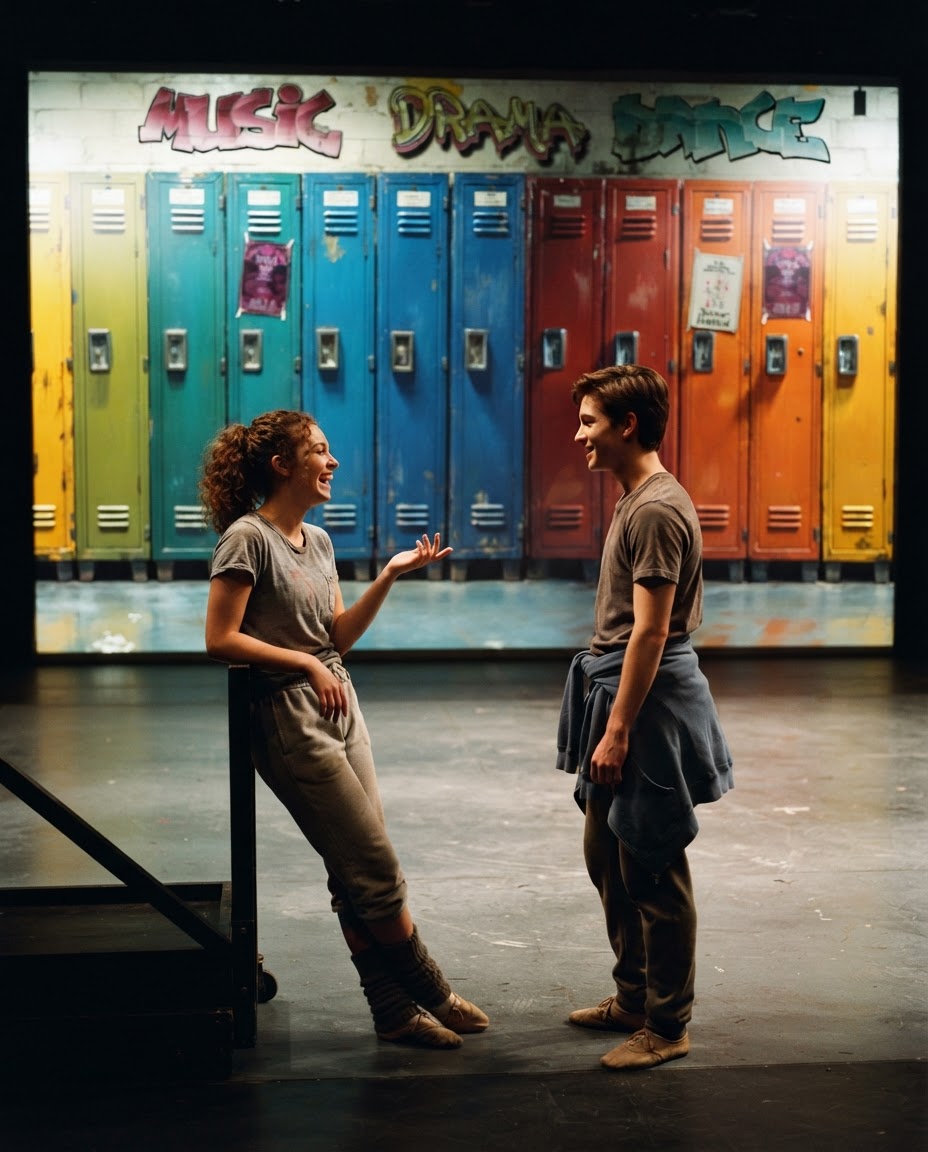 Fame: Hallway Backdrop Video