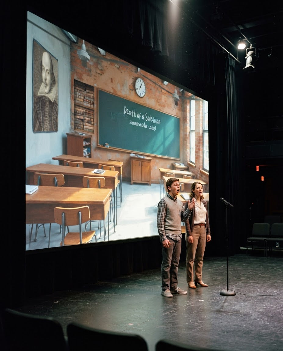 Fame: Classroom Backdrop Video