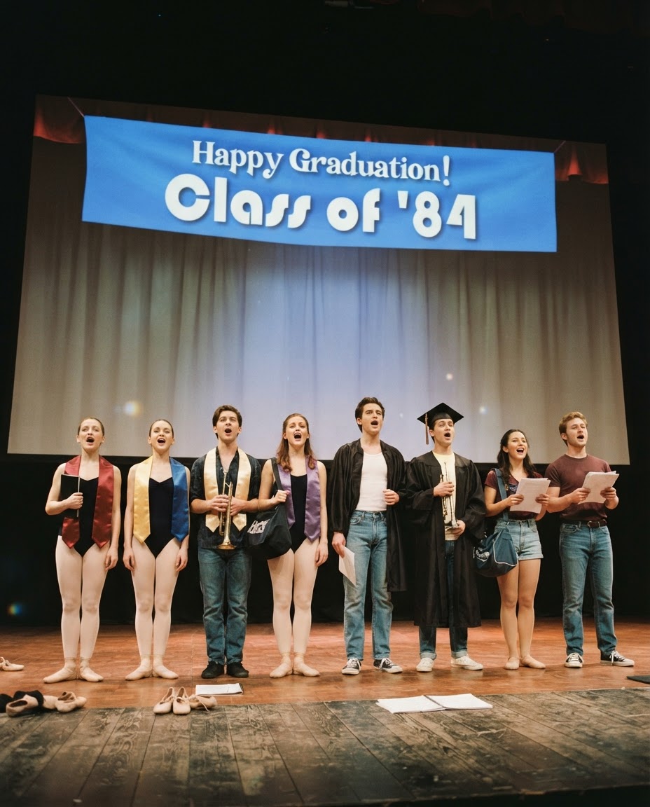 Fame: Graduation Backdrop Video