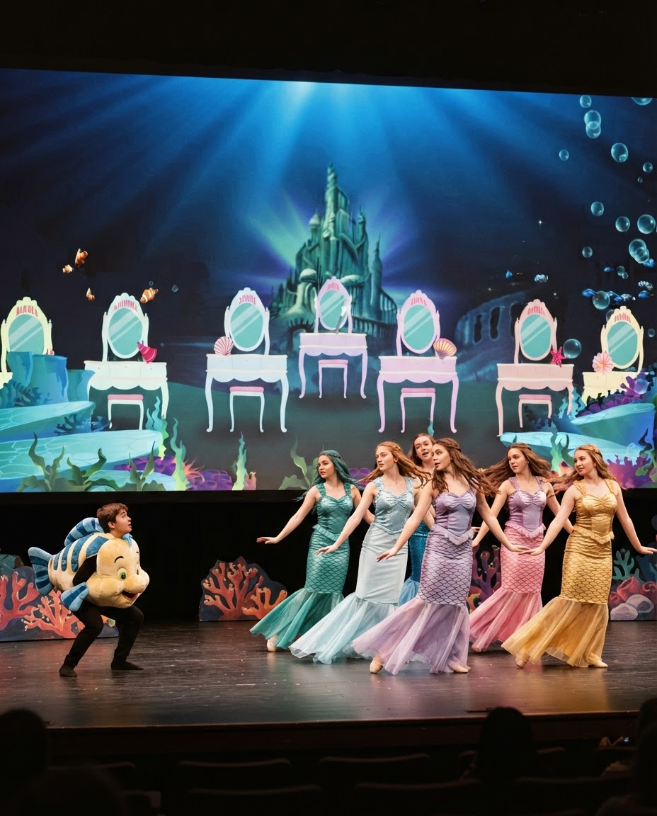 Little Mermaid: Shes in Love Backdrop Video
