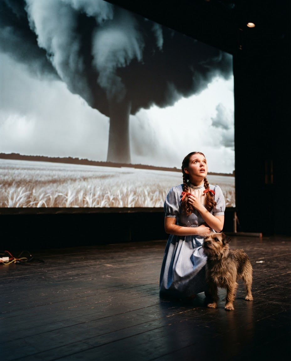 Wizard of Oz: Tornado Backdrop Video