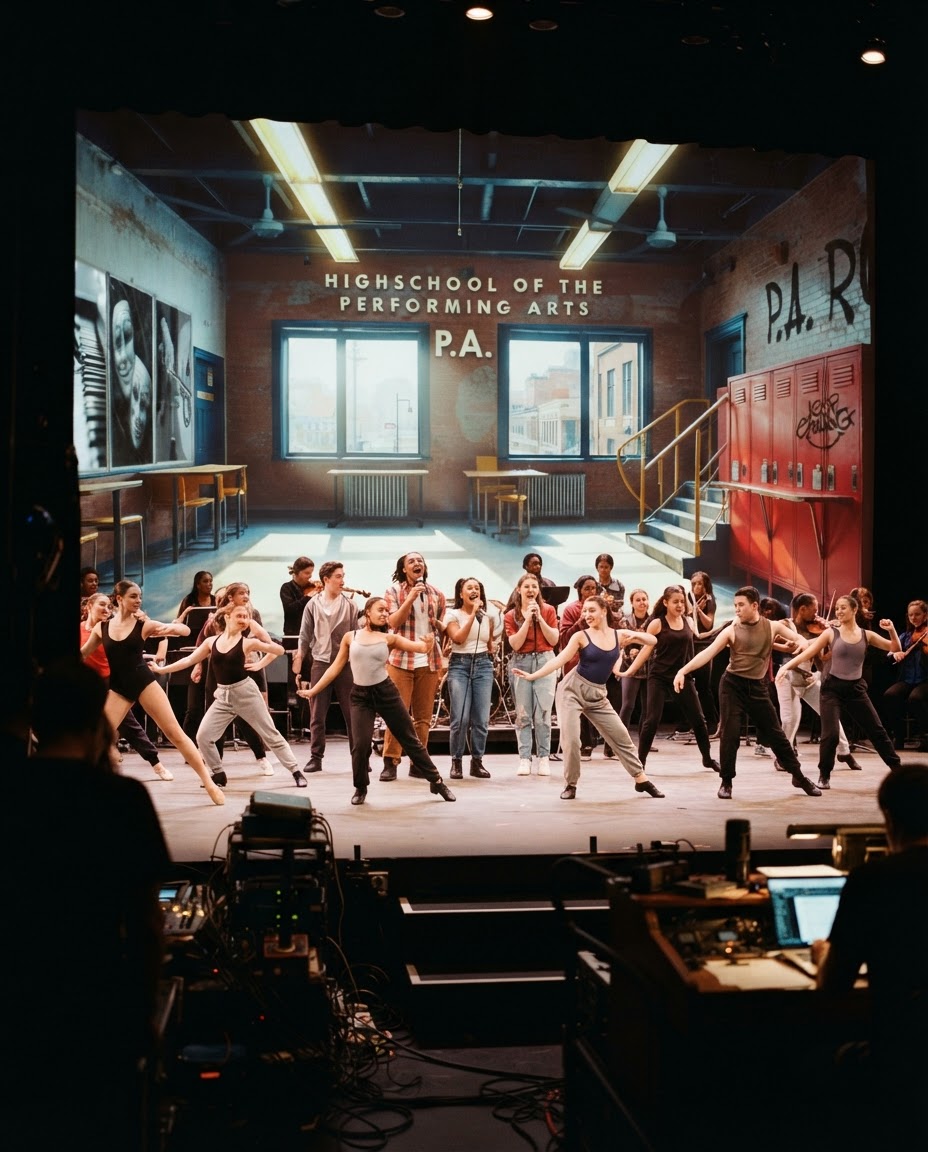 Fame: Main Hall Backdrop Video