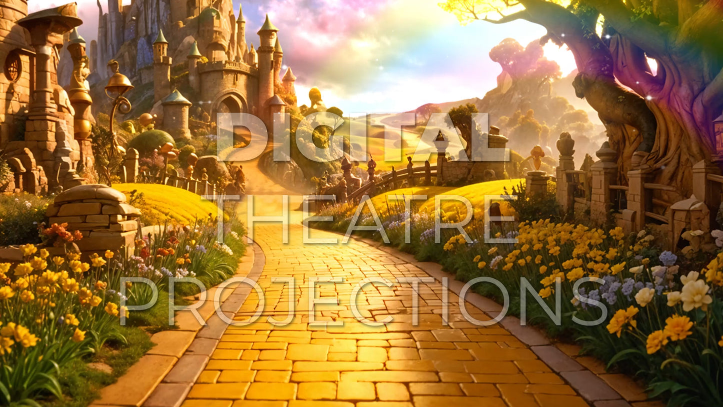 Wizard of Oz: Munchkinland Backdrop Video
