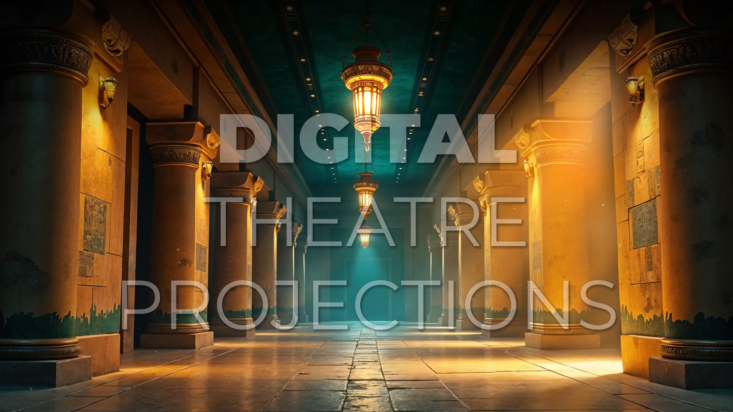 Aida: Palace Hall Backdrop Video