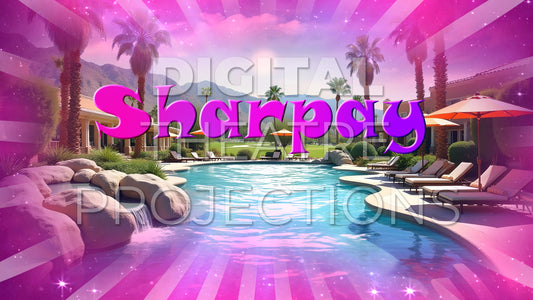 High School Musical 2: Pool Fabulous Backdrop Video