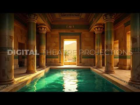 Aida: Bathhouse Backdrop Video