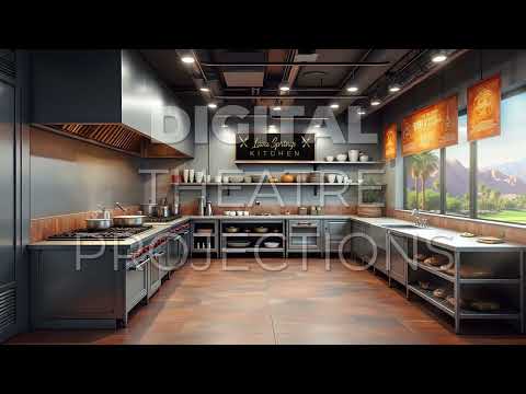 High School Musical 2: Kitchen Backdrop Video