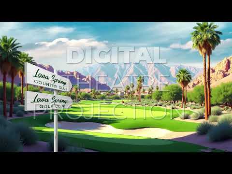 High School Musical 2: Golf Course Backdrop Video