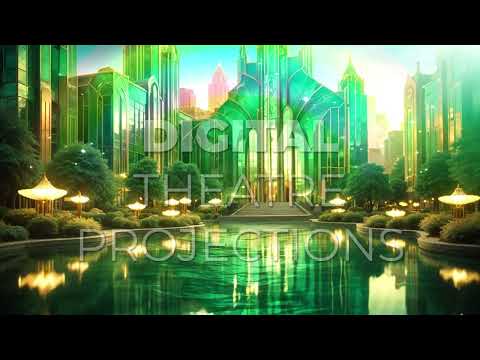 Wizard of Oz: Emerald City Inside Backdrop Video