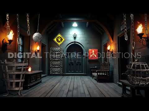 Addams Family: Playroom Backdrop Video