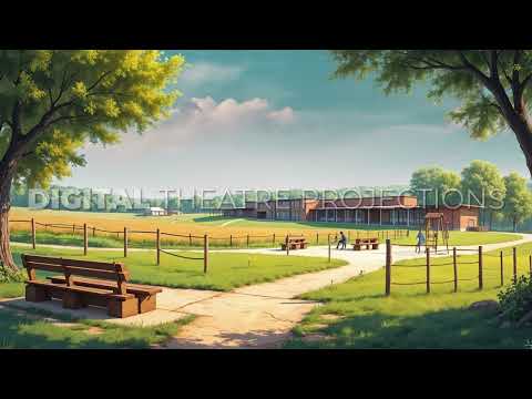 13: School Yard Backdrop Video