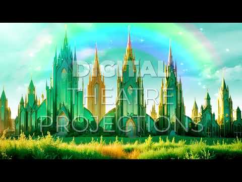 Wizard of Oz: Emerald City Outside Backdrop Video