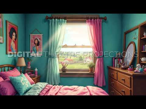 13: Girls Bedroom Backdrop Video