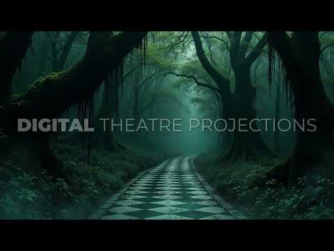 Alice in Wonderland: Dark Forest Backdrop Video
