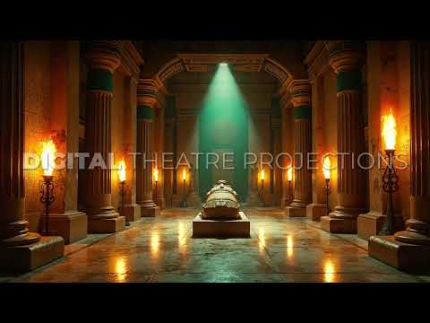 Aida: Funeral Hall Backdrop Video