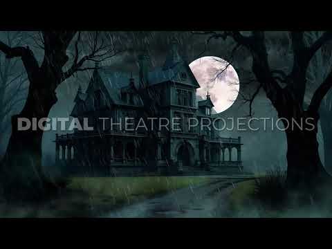Addams Family: House Rain Backdrop Video