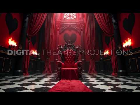 Alice in Wonderland: Queens Throne Backdrop Video