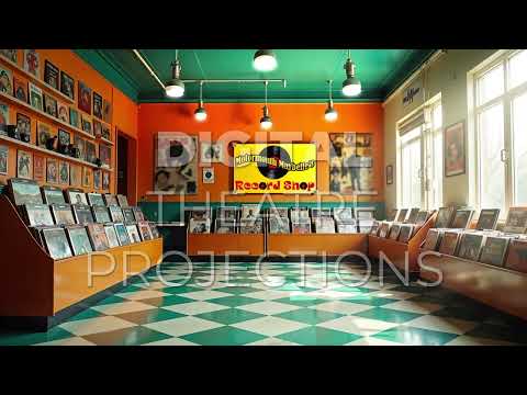 Hairspray: Record Store Backdrop Video