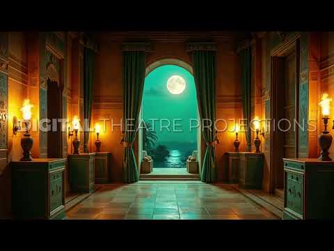 Aida: Dressing Room Backdrop Video