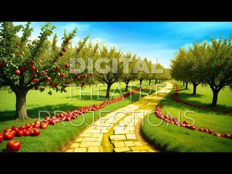 Wizard of Oz: Apple Orchard Backdrop Video