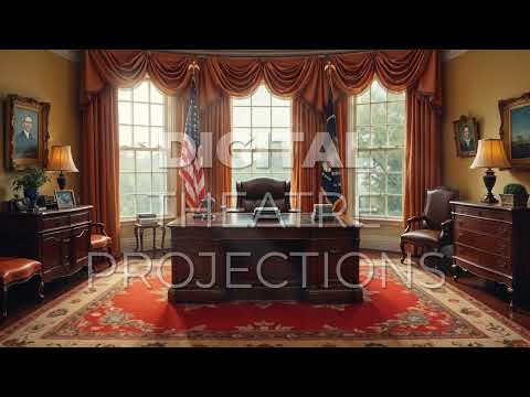 Annie: Presidents Office Backdrop Video